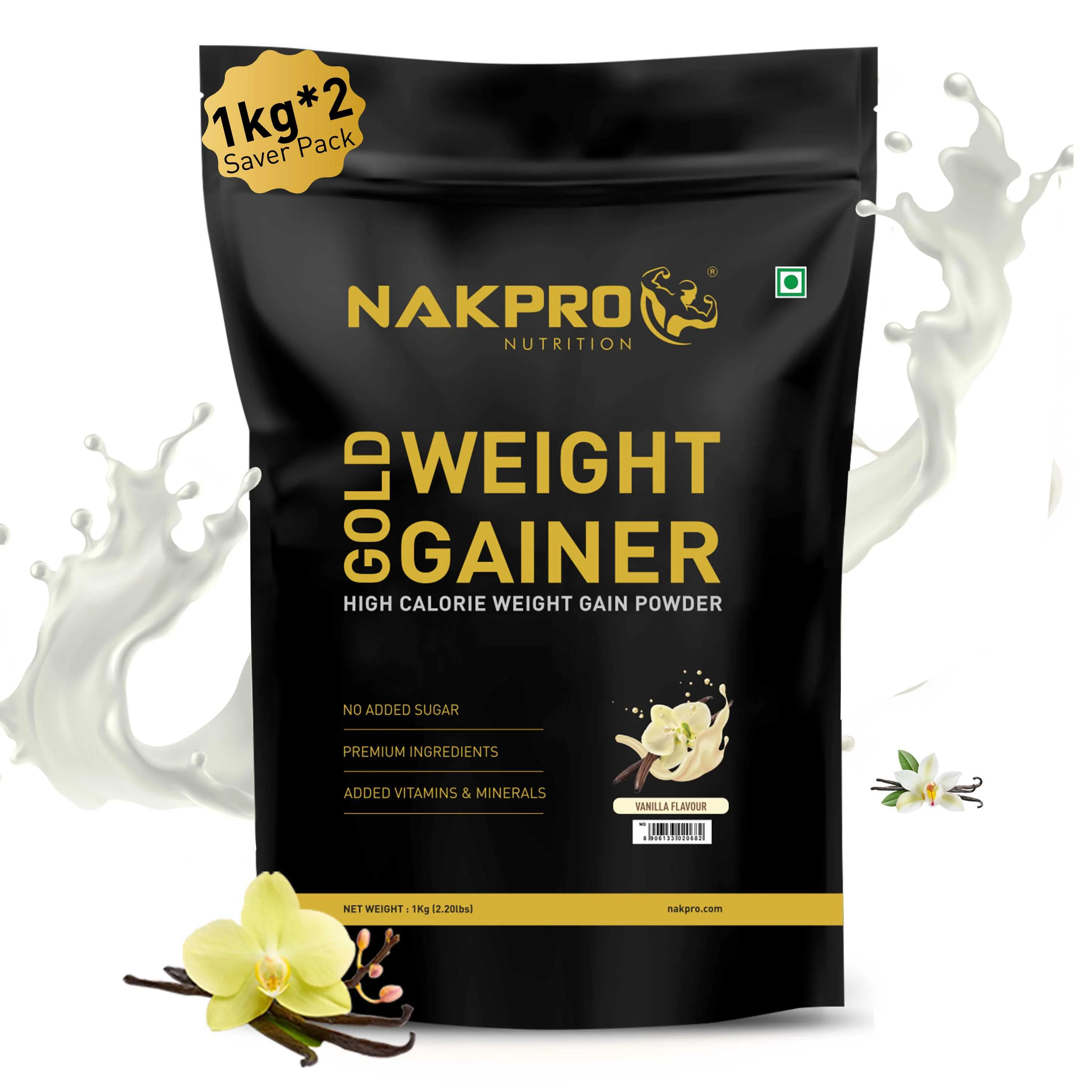 Gold Weight Gainer | High Calorie Weight Gain Powder - Image 82