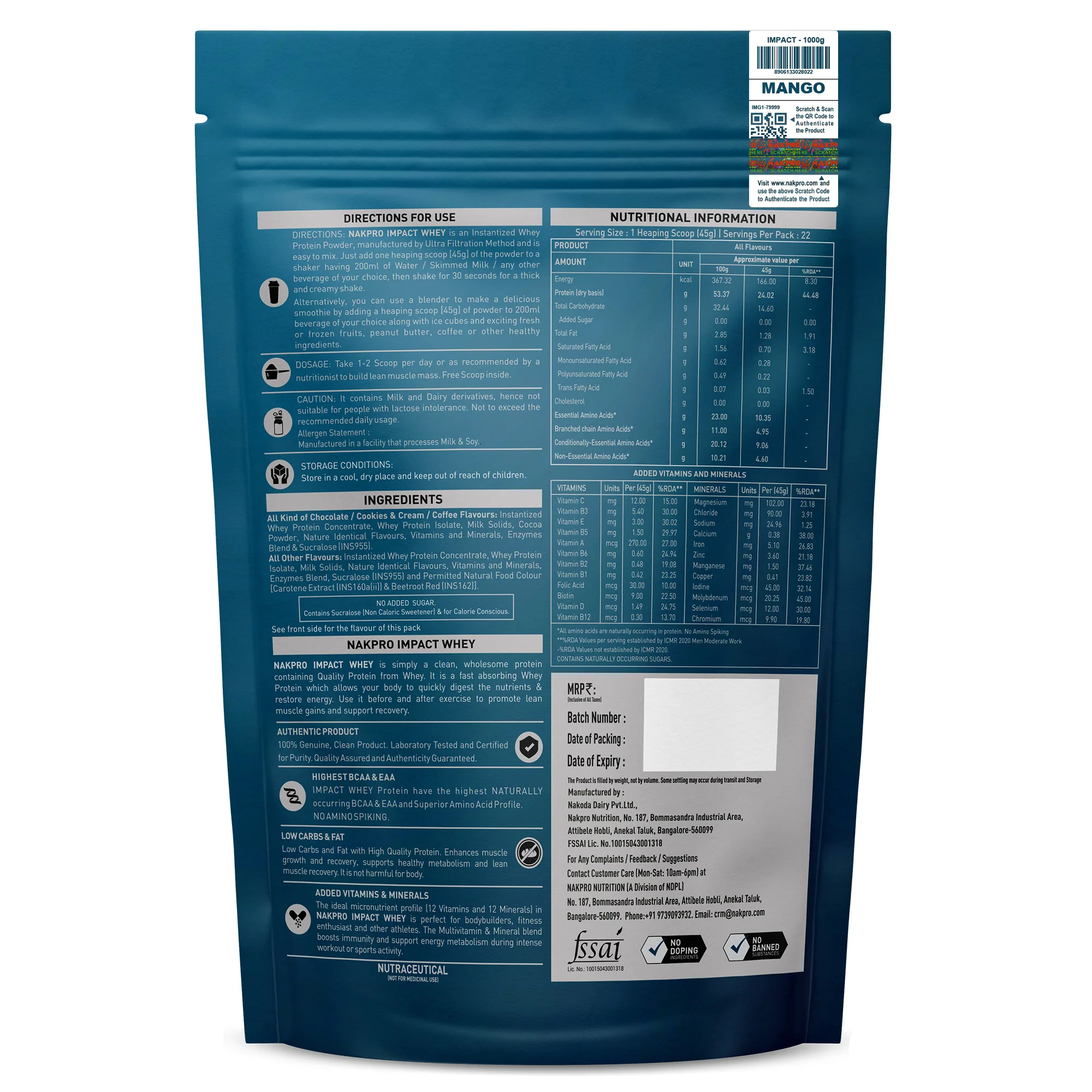 Nakpro Impact Whey Protein Blend - Image 24