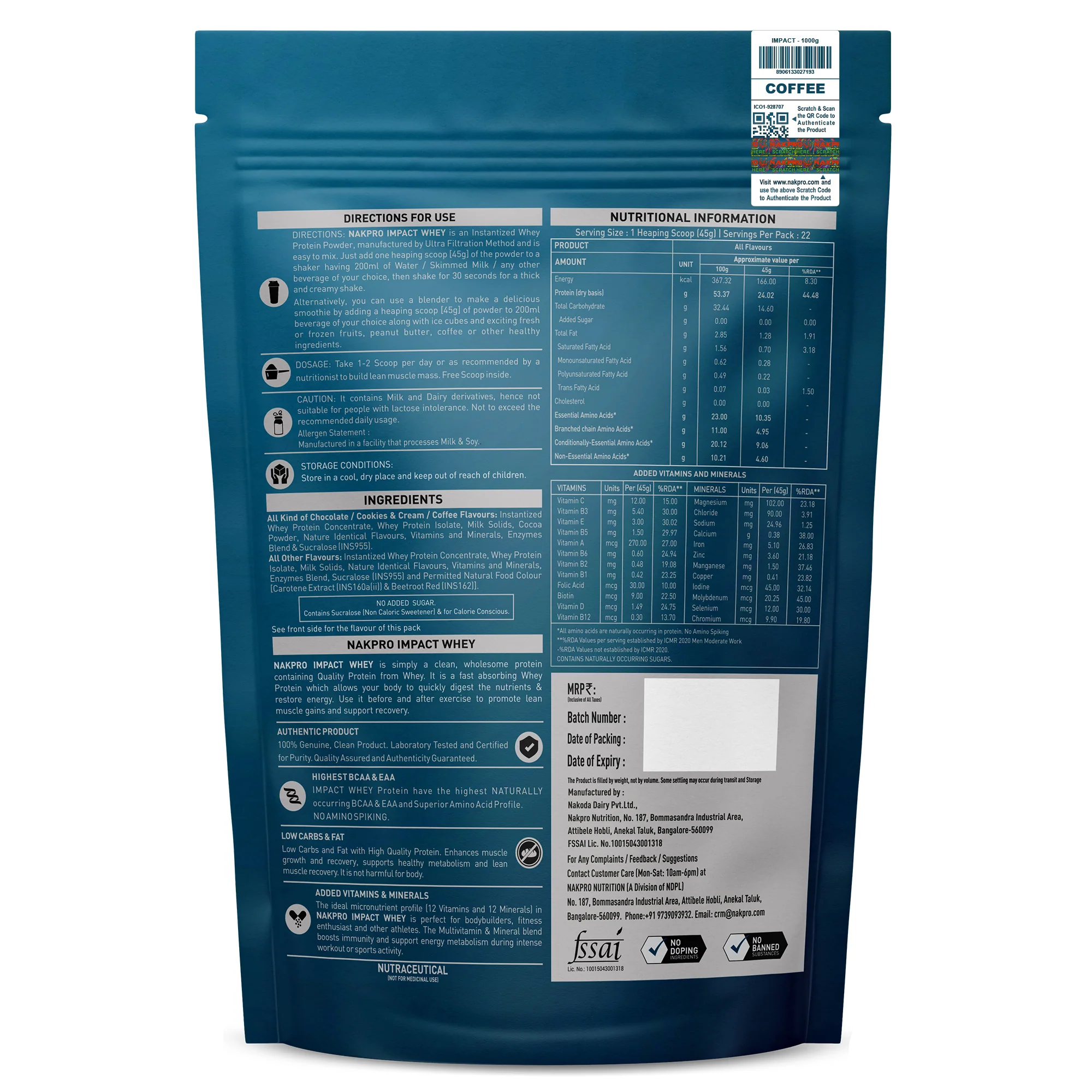 Nakpro Impact Whey Protein Blend - Image 26