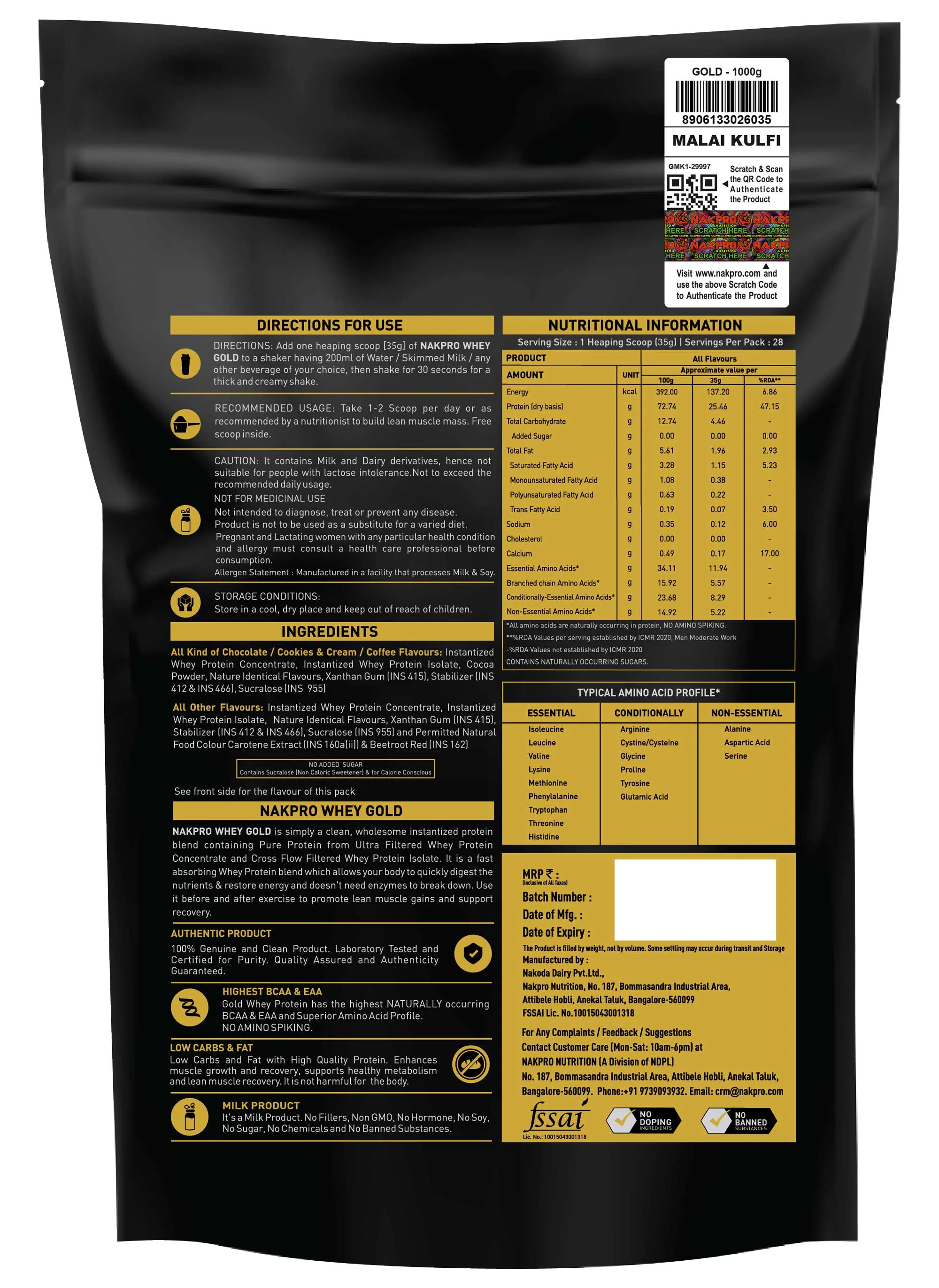 Whey Gold Whey Protein Blend - Image 50