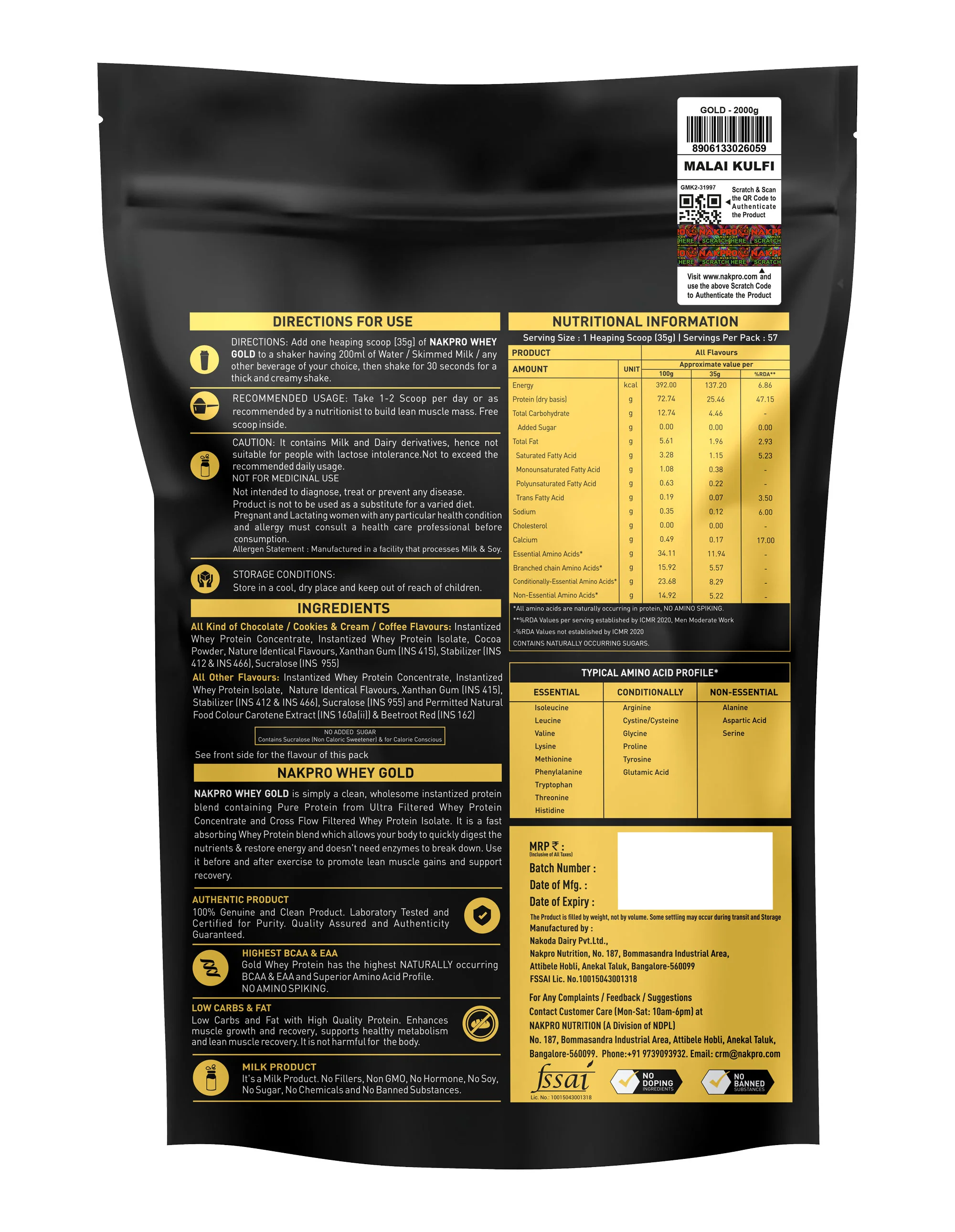 Whey Gold Whey Protein Blend - Image 63