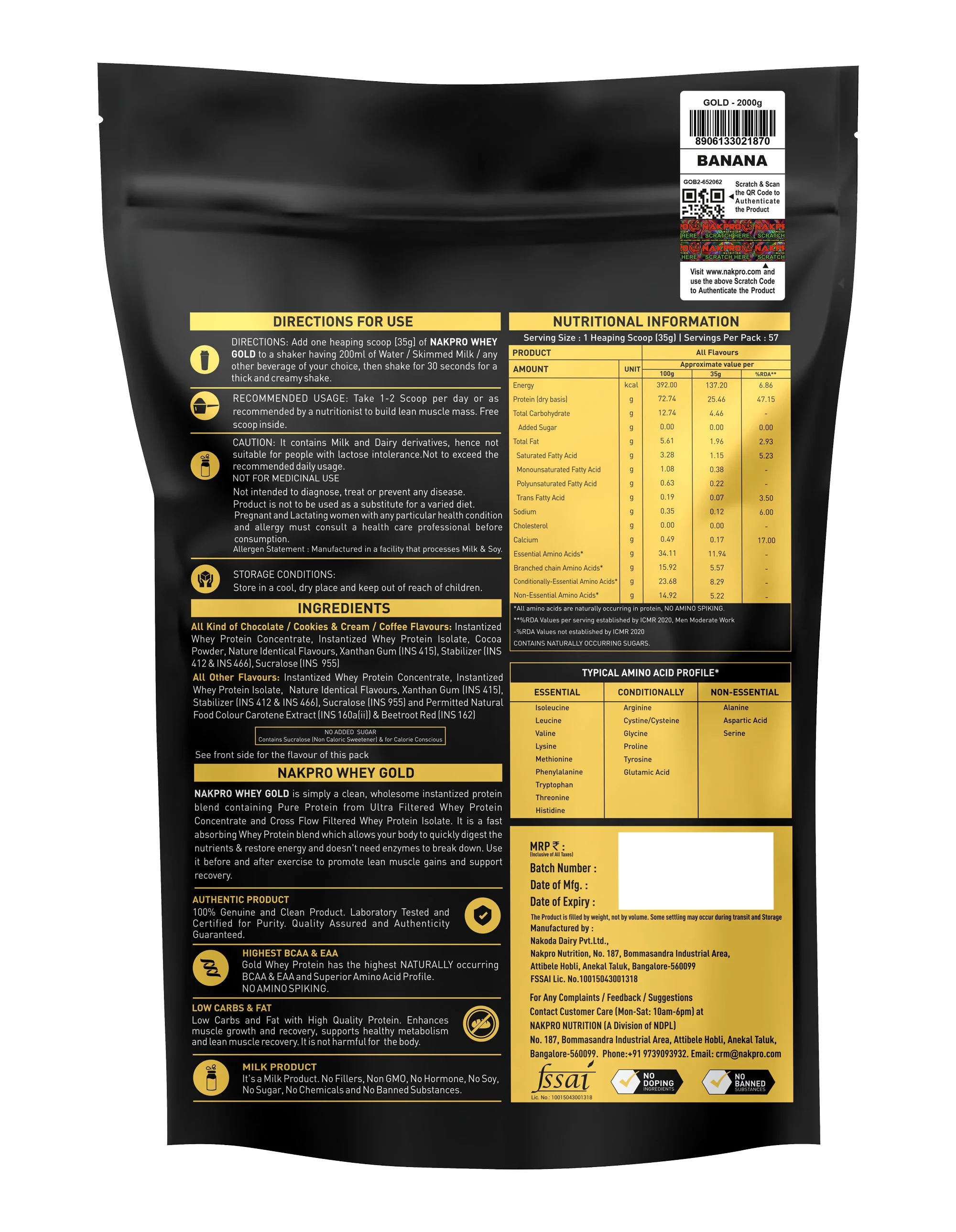 Whey Gold Whey Protein Blend - Image 64